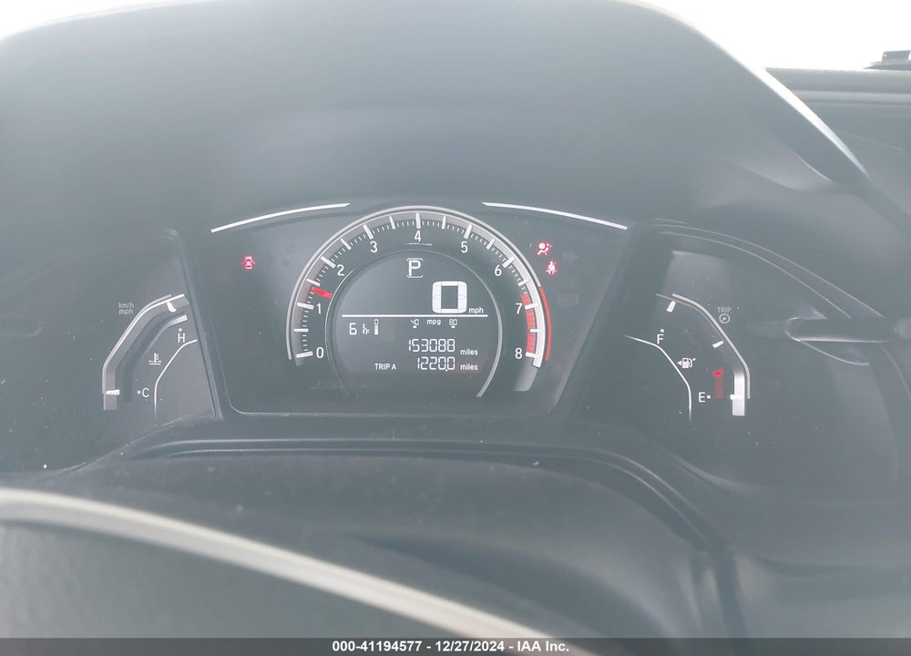 2017 HONDA CIVIC VIN: 19XFC2F52HE202227