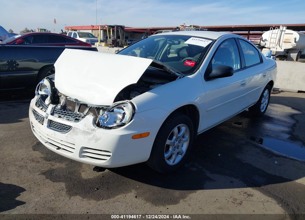 2005 DODGE NEON SXT VIN: 1B3ES56C45D160186