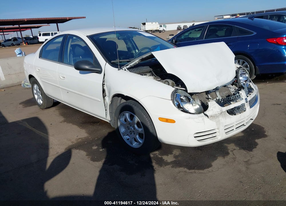 2005 DODGE NEON SXT VIN: 1B3ES56C45D160186