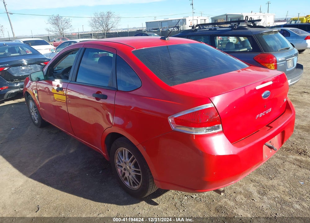 2008 FORD FOCUS SE/SES VIN: 1FAHP35N68W115172