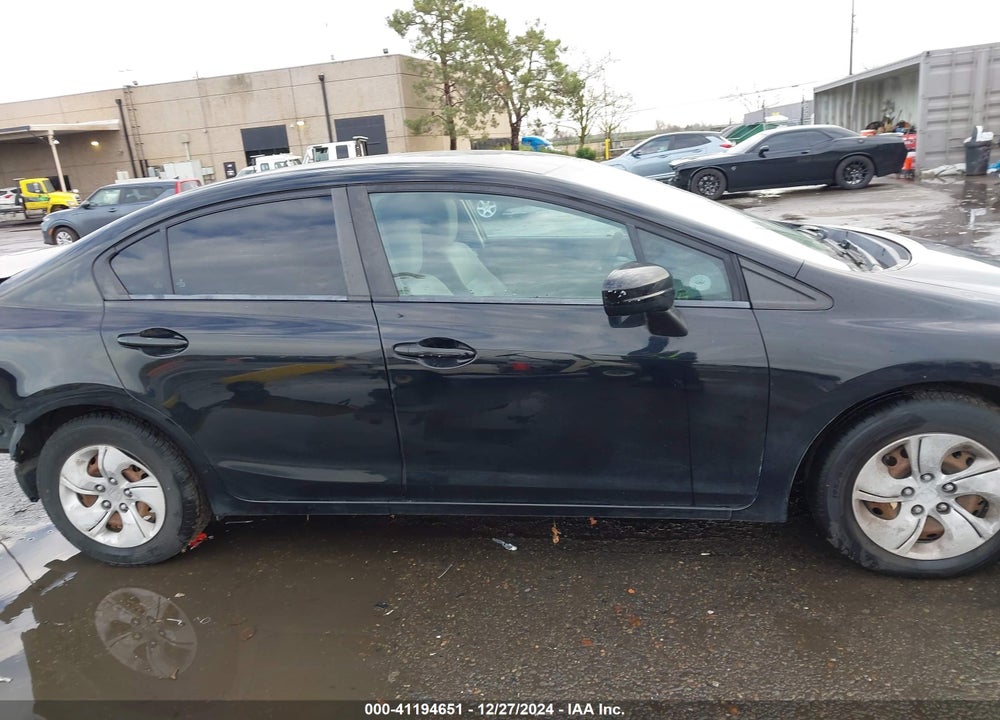 2014 HONDA CIVIC LX VIN: 19XFB2F59EE239600