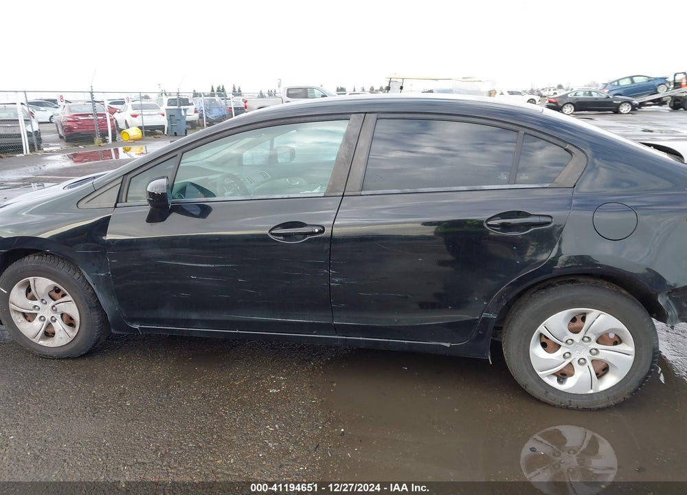 2014 HONDA CIVIC LX VIN: 19XFB2F59EE239600