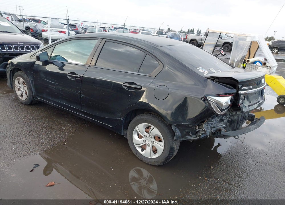2014 HONDA CIVIC LX VIN: 19XFB2F59EE239600
