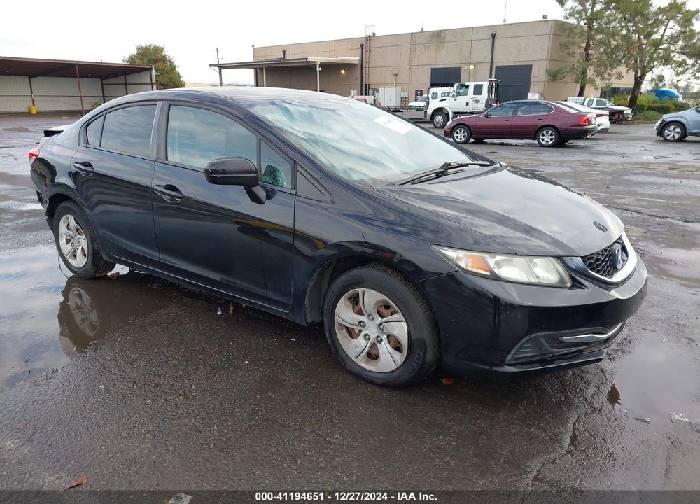 2014 HONDA CIVIC LX VIN: 19XFB2F59EE239600