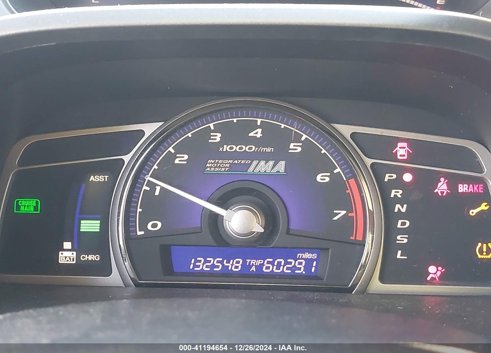 2010 HONDA CIVIC HYBRID VIN: JHMFA3F28AS005520