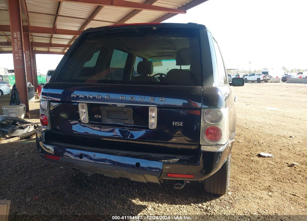 2008 LAND ROVER RANGE ROVER HSE VIN: SALME15408A264774