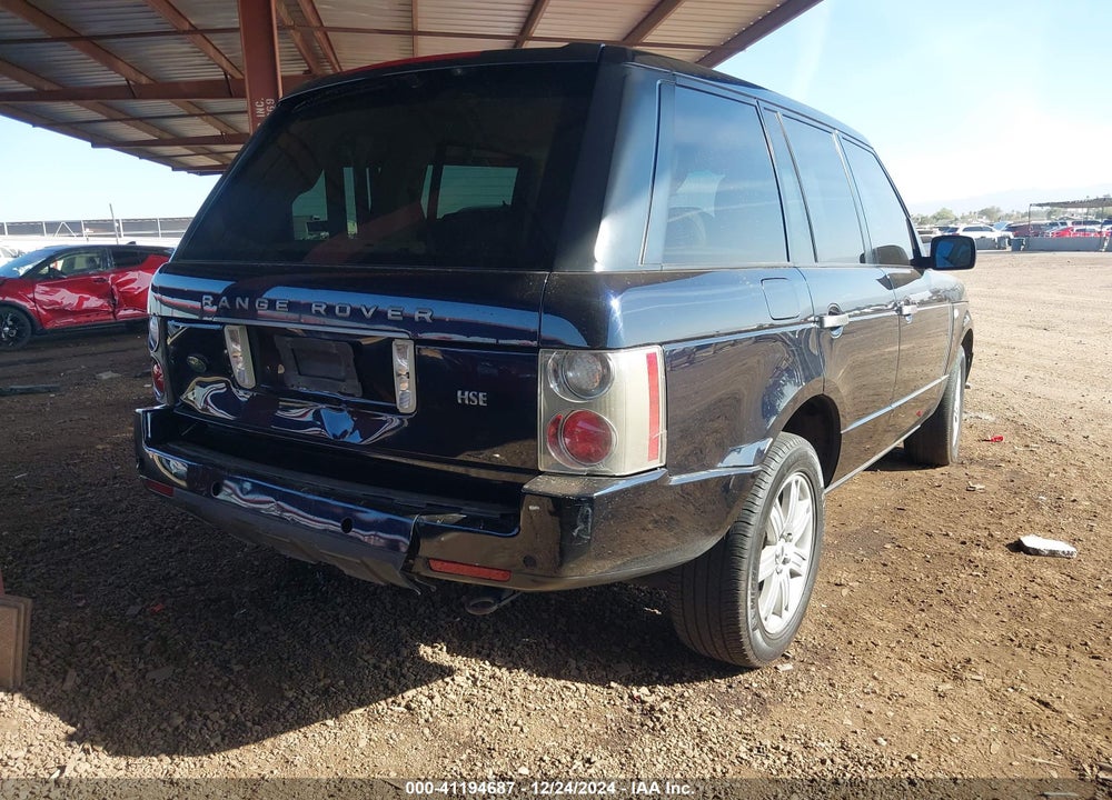 2008 LAND ROVER RANGE ROVER HSE VIN: SALME15408A264774