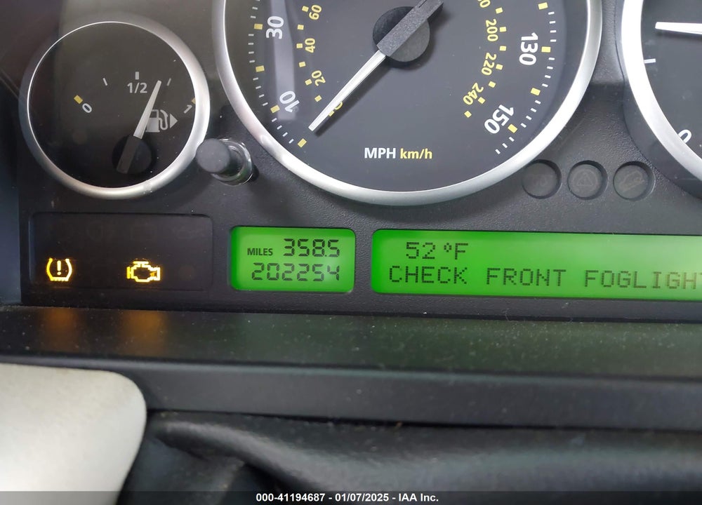 2008 LAND ROVER RANGE ROVER HSE VIN: SALME15408A264774