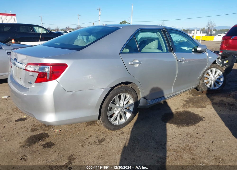 2013 TOYOTA CAMRY HYBRID XLE VIN: 4T1BD1FK4DU095233