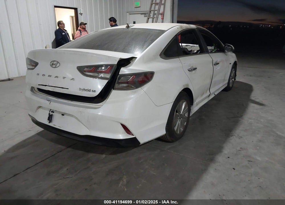 2018 HYUNDAI SONATA HYBRID VIN: KMHE24L37JA083849