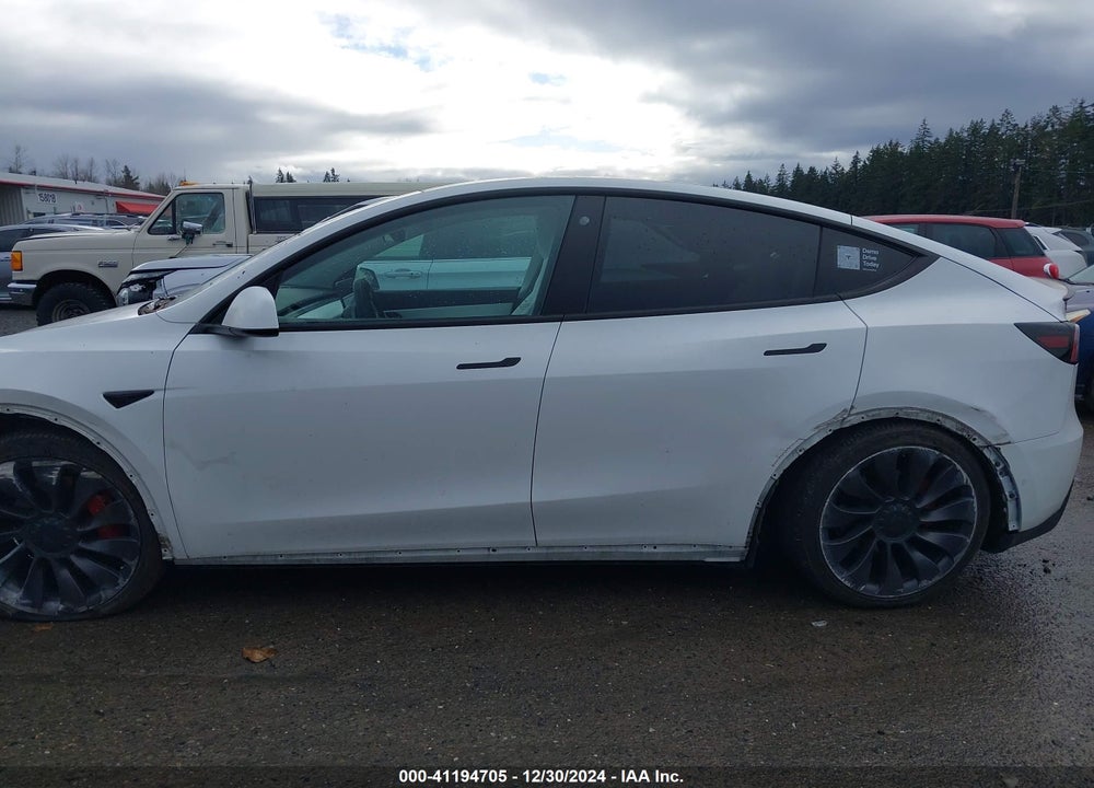 2021 TESLA MODEL Y PERFORMANCE DUAL MOTOR ALL-WHEEL DRIVE VIN: 5YJYGDEF0MF182809