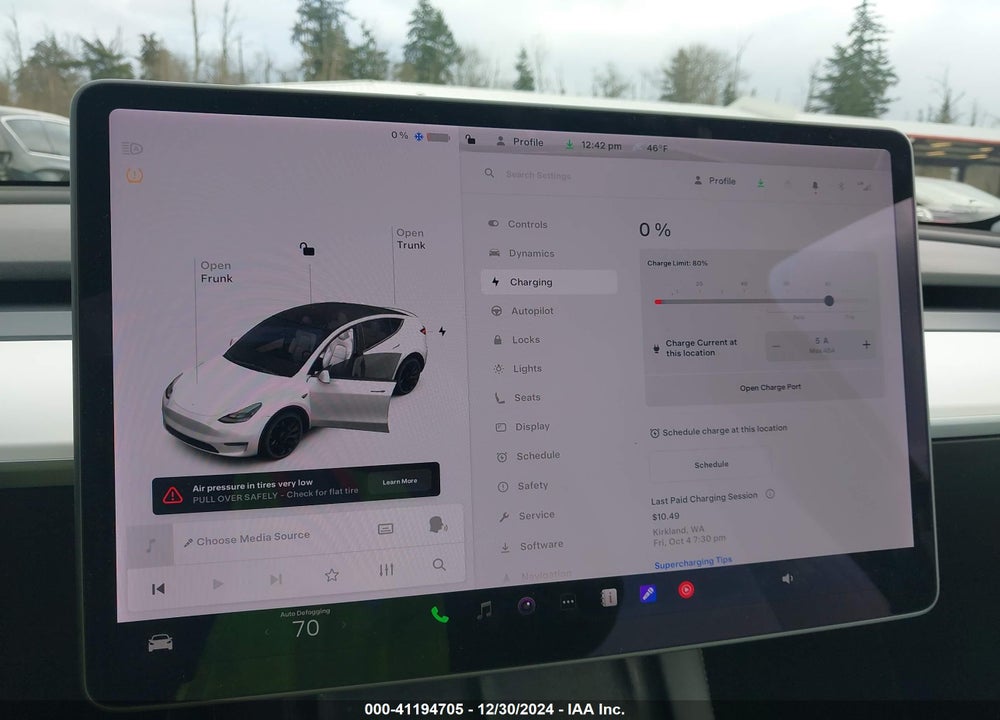 2021 TESLA MODEL Y PERFORMANCE DUAL MOTOR ALL-WHEEL DRIVE VIN: 5YJYGDEF0MF182809