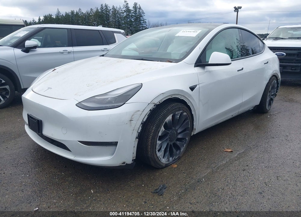 2021 TESLA MODEL Y PERFORMANCE DUAL MOTOR ALL-WHEEL DRIVE VIN: 5YJYGDEF0MF182809