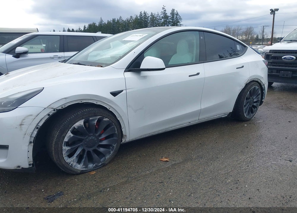 2021 TESLA MODEL Y PERFORMANCE DUAL MOTOR ALL-WHEEL DRIVE VIN: 5YJYGDEF0MF182809