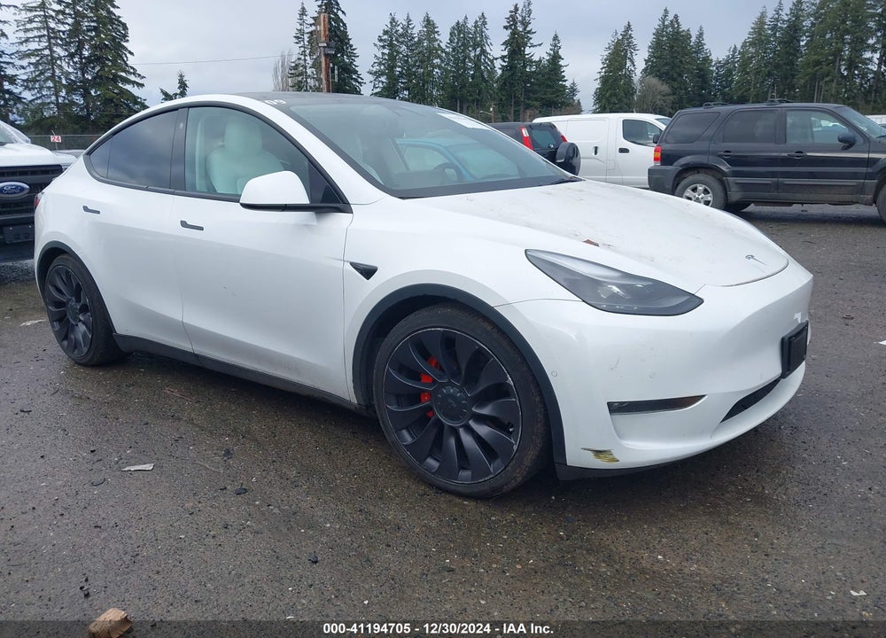 2021 TESLA MODEL Y PERFORMANCE DUAL MOTOR ALL-WHEEL DRIVE VIN: 5YJYGDEF0MF182809