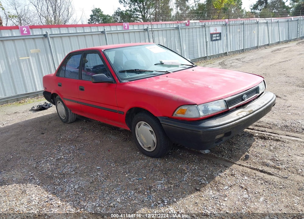 1992 TOYOTA COROLLA DLX VIN: JT2AE94A1N0303284