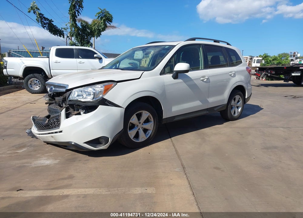 2016 SUBARU FORESTER 2.5I LIMITED VIN: JF2SJARC3GH567356