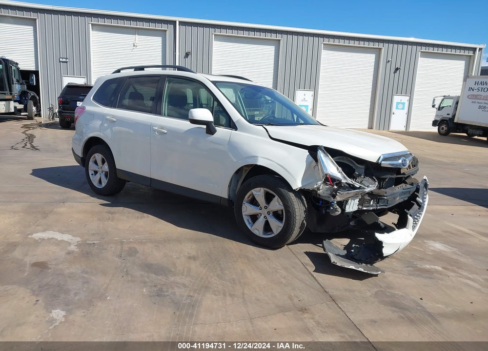 2016 SUBARU FORESTER 2.5I LIMITED VIN: JF2SJARC3GH567356
