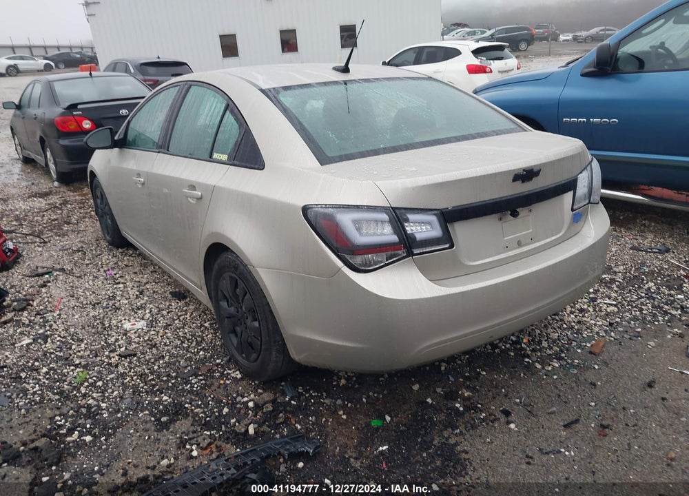 2013 CHEVROLET CRUZE LS MANUAL VIN: 1G1PB5SH6D7193799