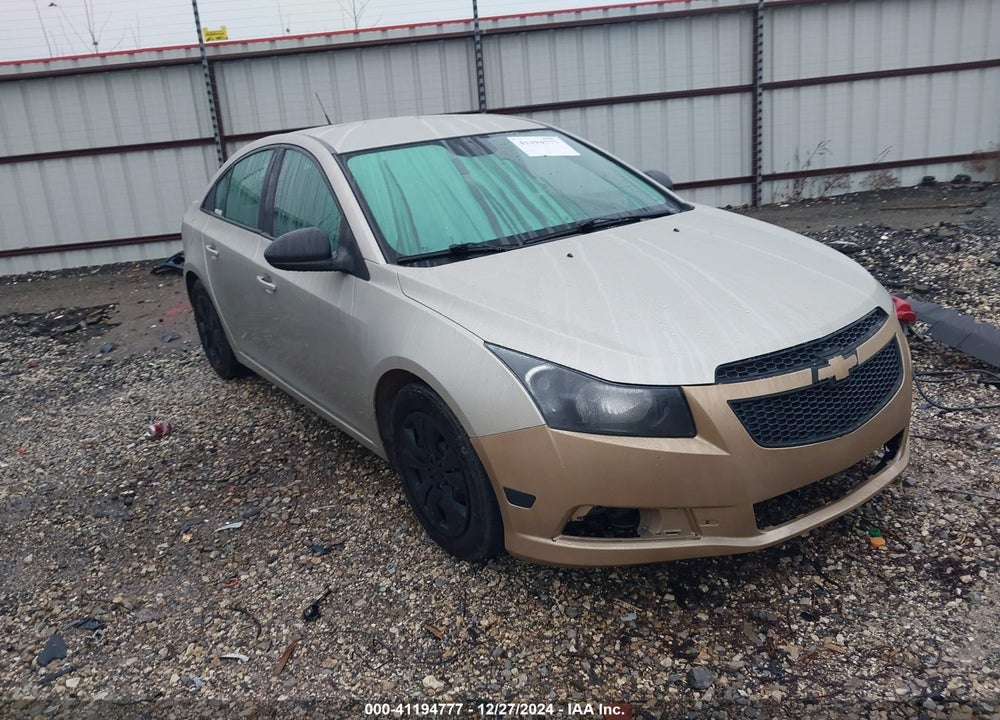 2013 CHEVROLET CRUZE LS MANUAL VIN: 1G1PB5SH6D7193799