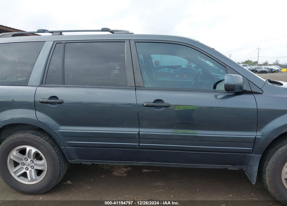 2005 HONDA PILOT EX-L VIN: 2HKYF18775H522854