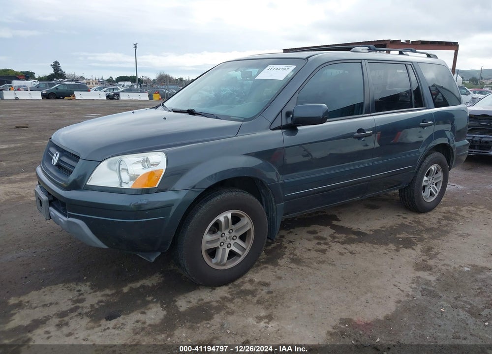 2005 HONDA PILOT EX-L VIN: 2HKYF18775H522854
