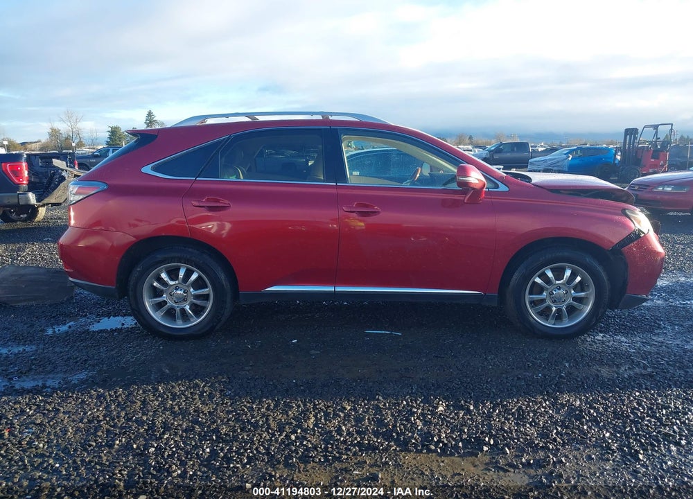2012 LEXUS RX 350 VIN: JTJBK1BA9C2445227