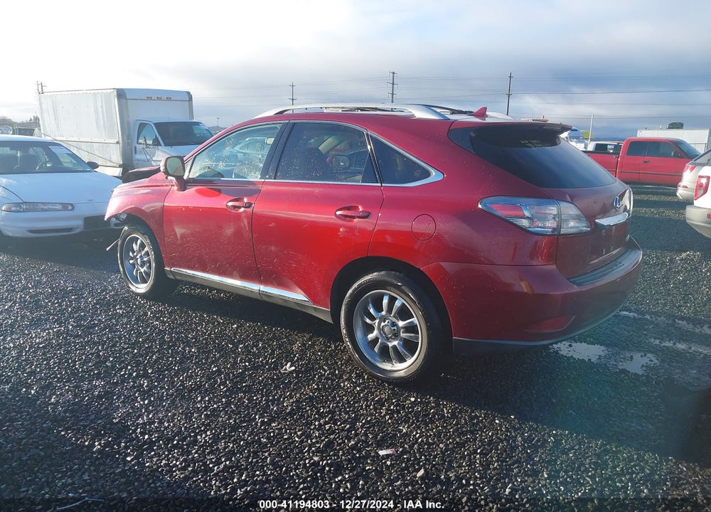 2012 LEXUS RX 350 VIN: JTJBK1BA9C2445227