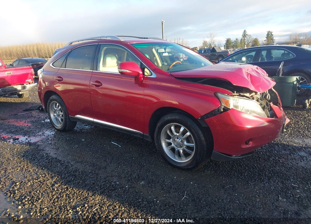 2012 LEXUS RX 350 VIN: JTJBK1BA9C2445227