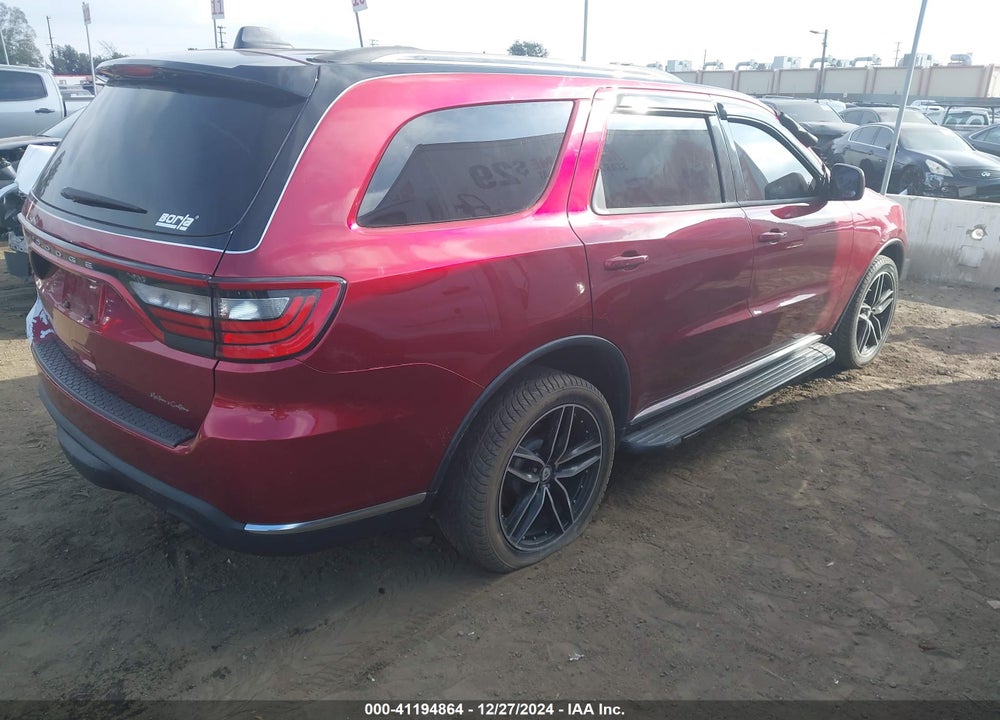 2015 DODGE DURANGO SXT VIN: 1C4RDHAG6FC760172