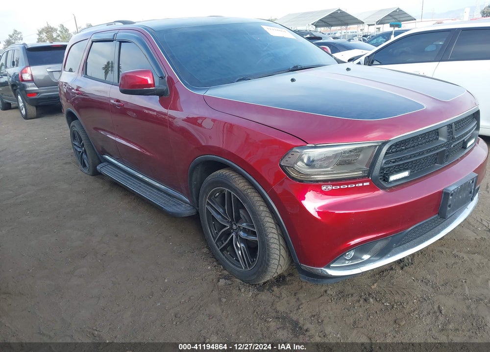 2015 DODGE DURANGO SXT VIN: 1C4RDHAG6FC760172