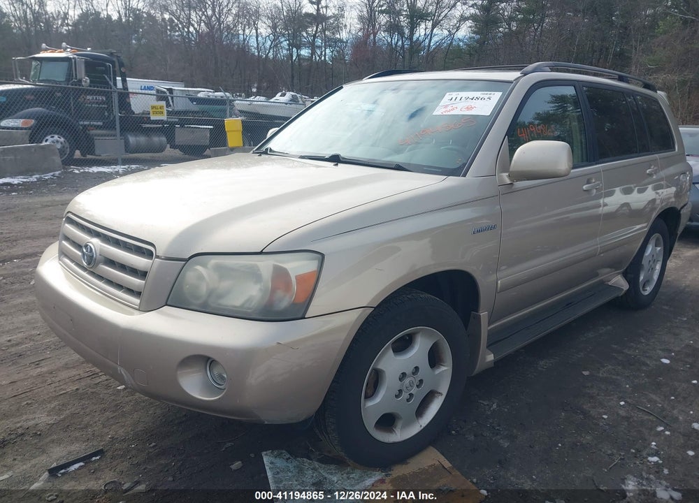 2004 TOYOTA HIGHLANDER LIMITED V6 VIN: JTEDP21A940002475