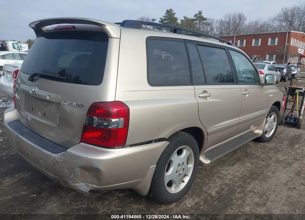 2004 TOYOTA HIGHLANDER LIMITED V6 VIN: JTEDP21A940002475