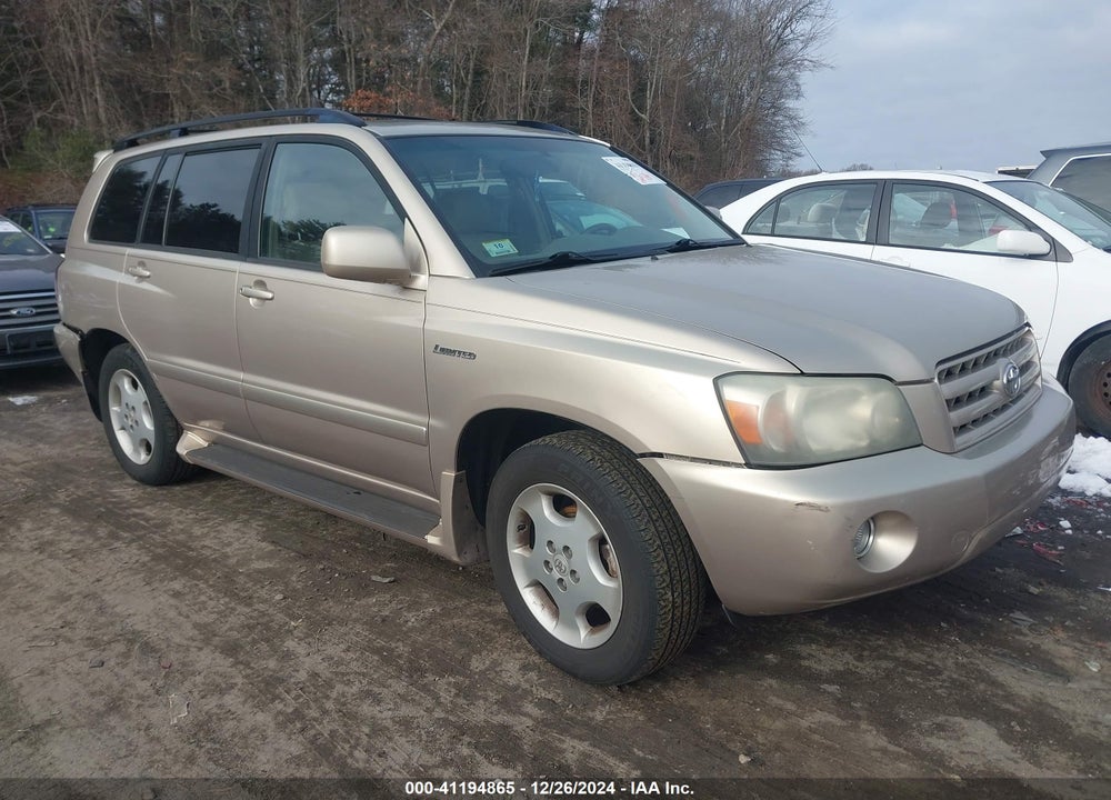 2004 TOYOTA HIGHLANDER LIMITED V6 VIN: JTEDP21A940002475