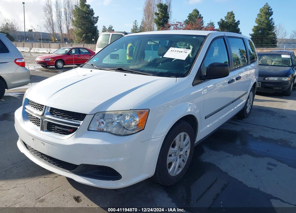 2014 DODGE GRAND CARAVAN VIN: 2C4RDGBG3ER249341