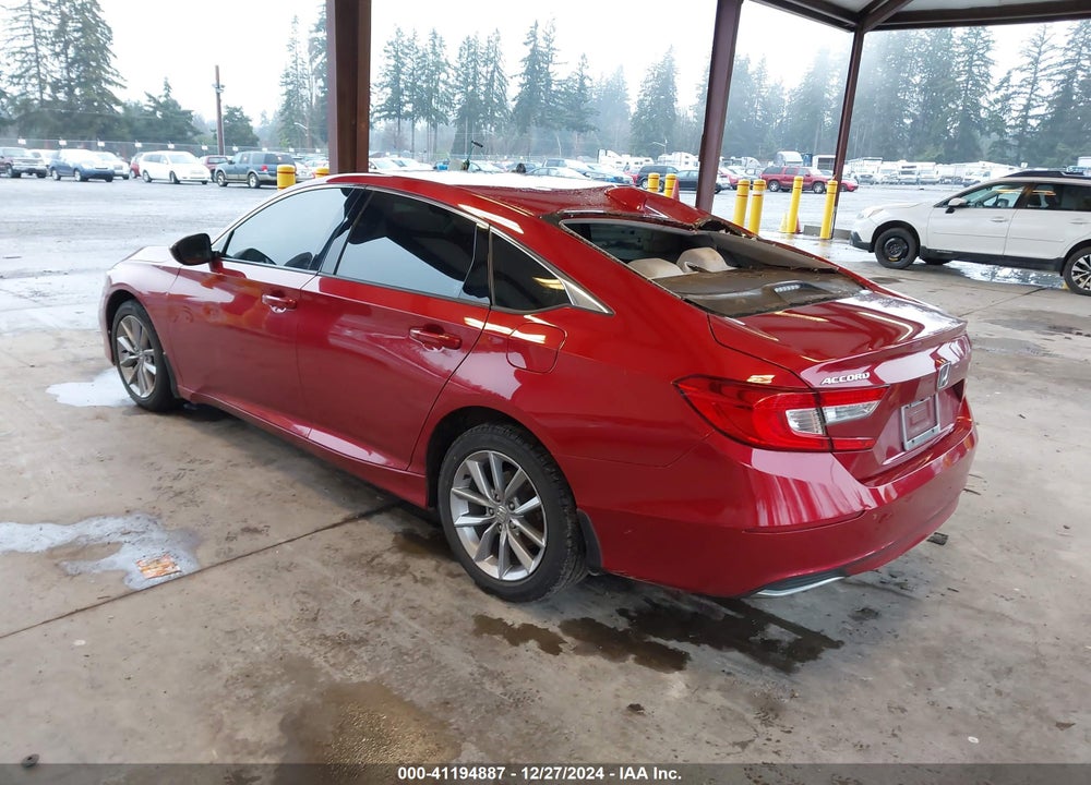 2021 HONDA ACCORD LX VIN: 1HGCV1F13MA052017