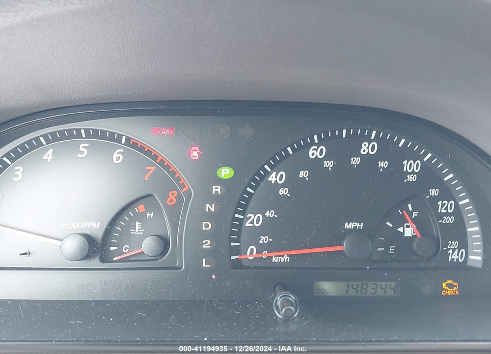 2002 TOYOTA CAMRY XLE V6 VIN: 4T1BF32K82U033696