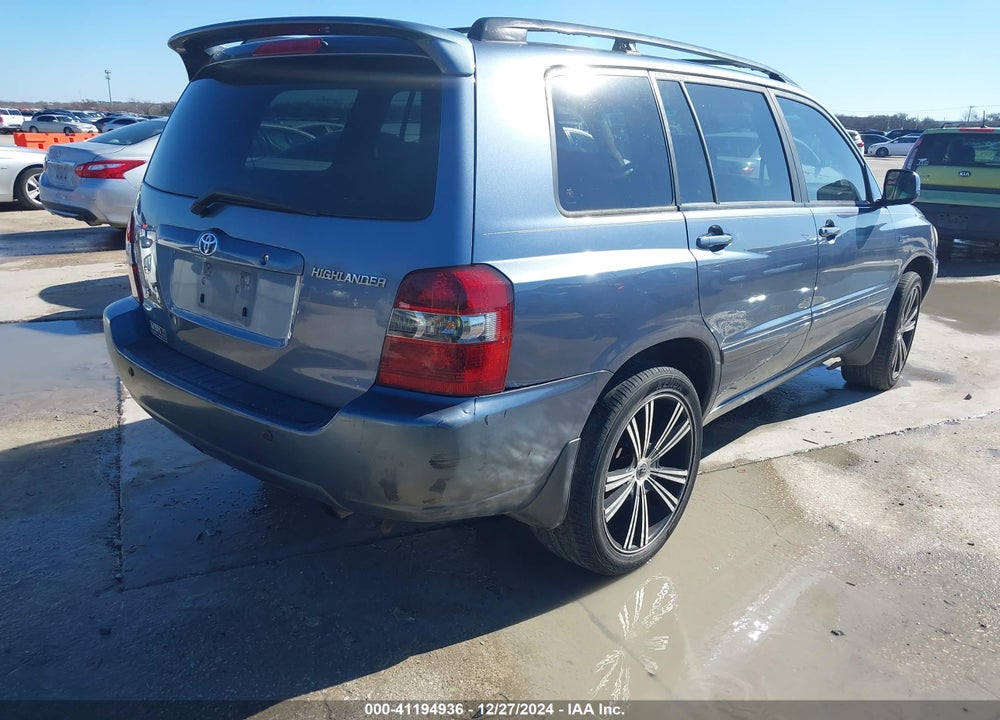 2006 TOYOTA HIGHLANDER VIN: JTEDP21A960100716