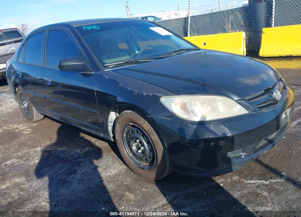 2004 HONDA CIVIC LX VIN: 2HGES15534H526118