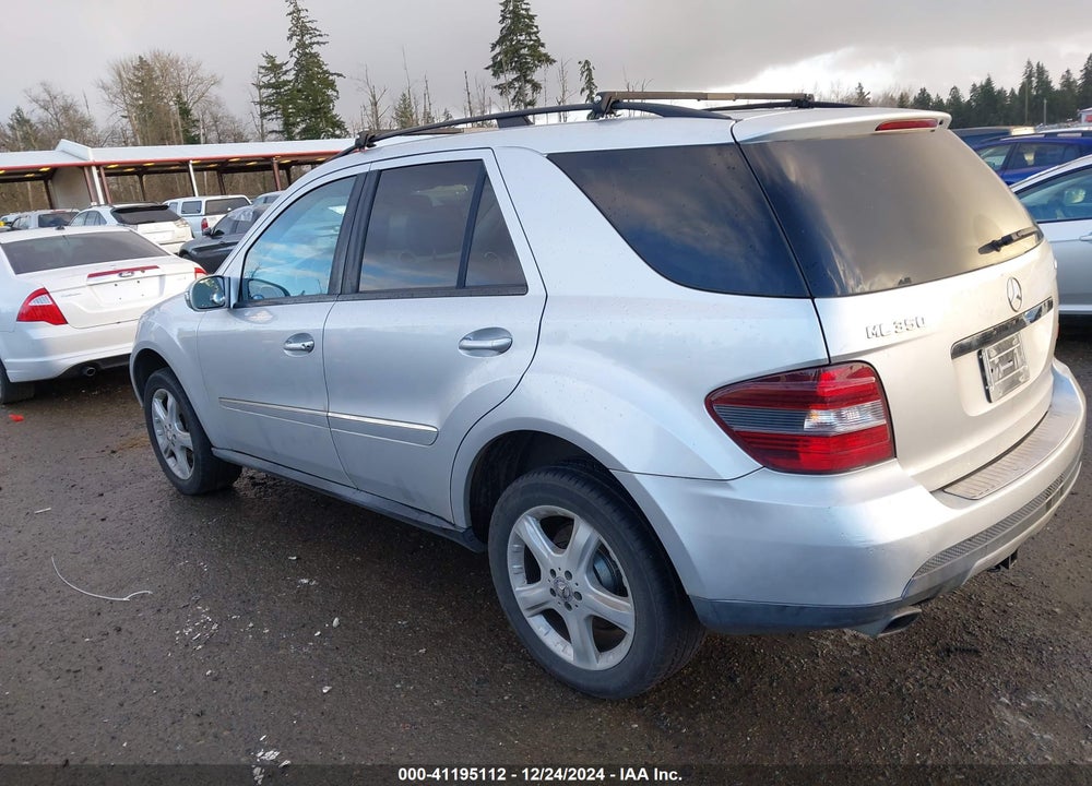 2008 MERCEDES-BENZ ML 350 4MATIC VIN: 4JGBB86EX8A438868