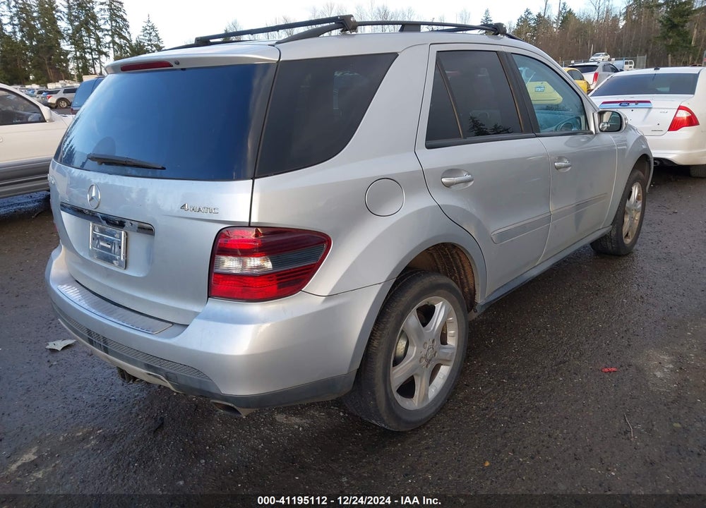 2008 MERCEDES-BENZ ML 350 4MATIC VIN: 4JGBB86EX8A438868