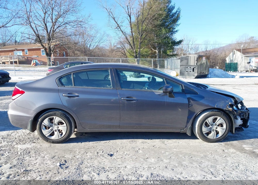 2014 HONDA CIVIC LX VIN: 2HGFB2F50EH528824