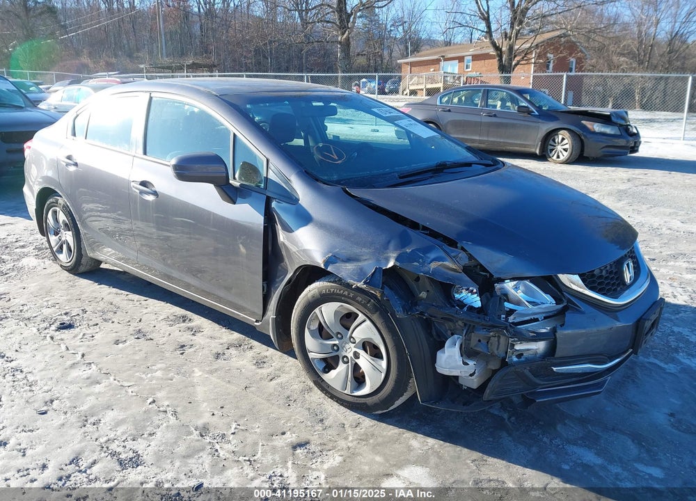 2014 HONDA CIVIC LX VIN: 2HGFB2F50EH528824