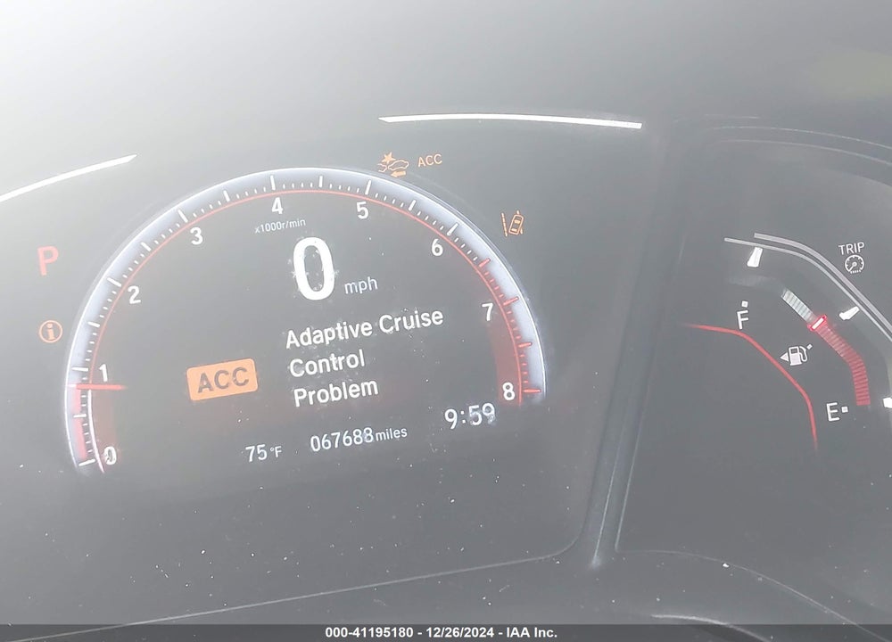 2019 HONDA CIVIC SPORT VIN: SHHFK7H49KU206652