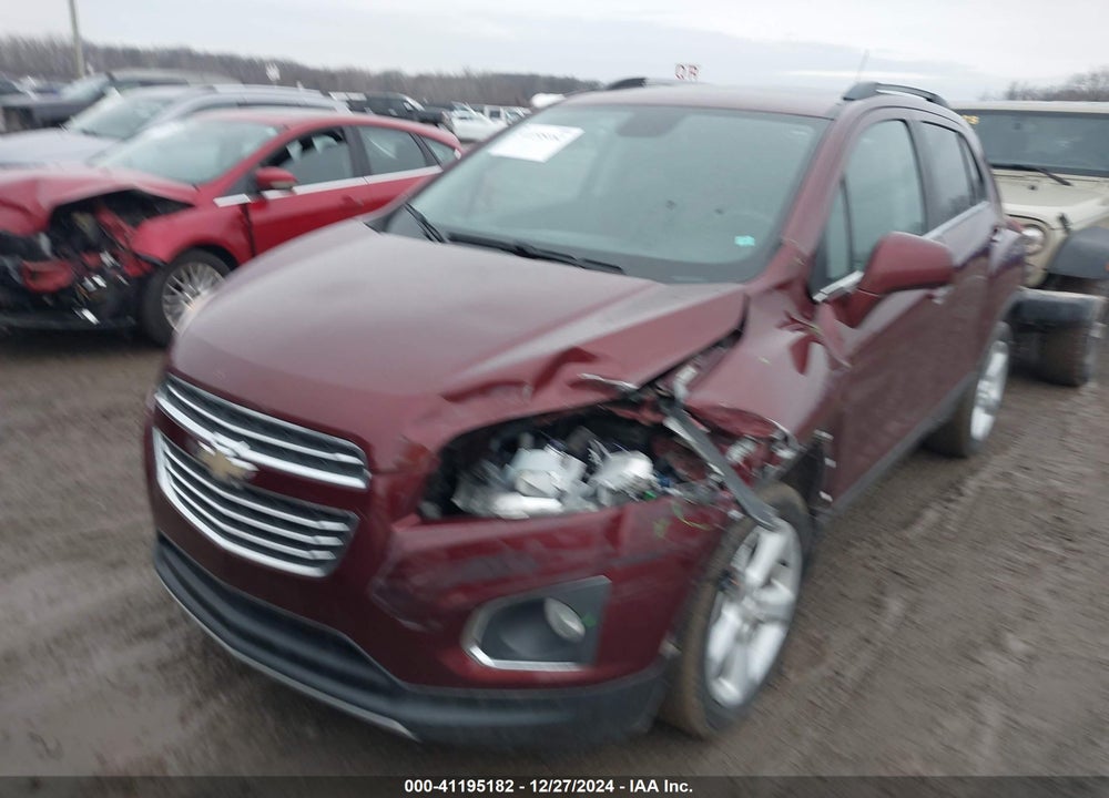 2016 CHEVROLET TRAX LTZ VIN: 3GNCJRSB8GL238163