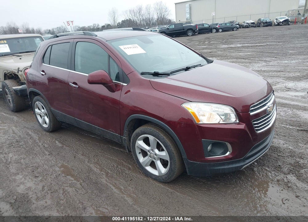 2016 CHEVROLET TRAX LTZ VIN: 3GNCJRSB8GL238163