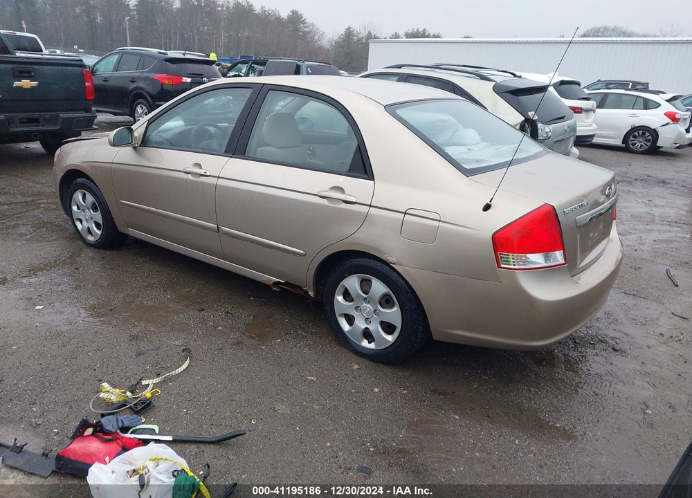2007 KIA SPECTRA EX VIN: KNAFE122375381000