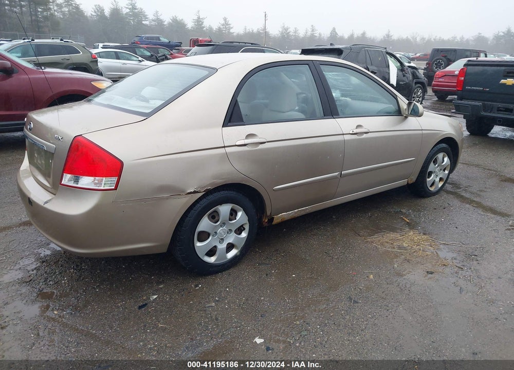 2007 KIA SPECTRA EX VIN: KNAFE122375381000
