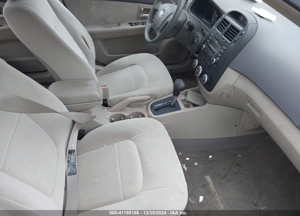 2007 KIA SPECTRA EX VIN: KNAFE122375381000