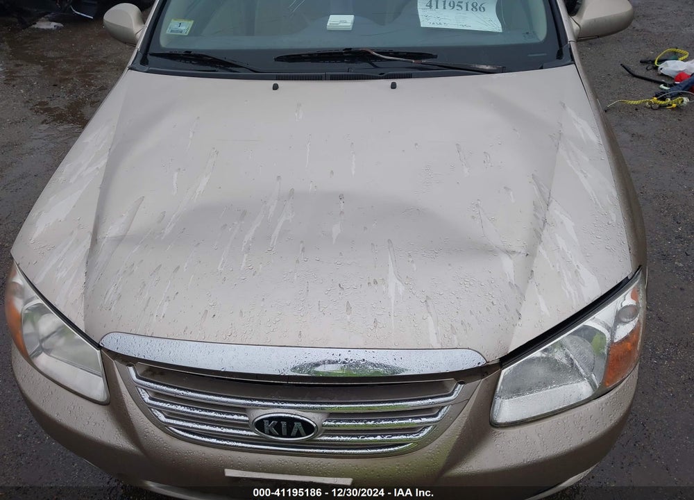 2007 KIA SPECTRA EX VIN: KNAFE122375381000